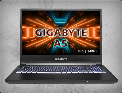 Gigabyte A5 K1 Gaming Laptop Pre-Proder: 15.6'' FHD 240Hz IPS, Ryzen 7 5800H, 16GB DDR4, 512GB PCIe SSD, RTX 3070 Max-P, Win10H @ $1551.03 + F/S
