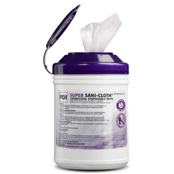 Super Sani Cloth Germicidal Disposable Sanitizing Disinfecting