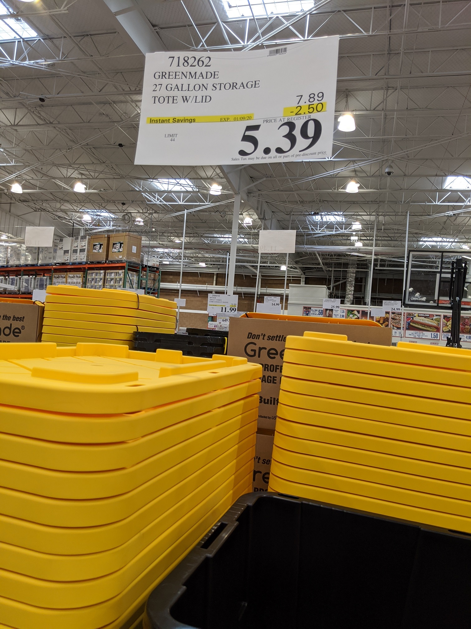 Home depot vs. Costco 27 gallon storage containers 