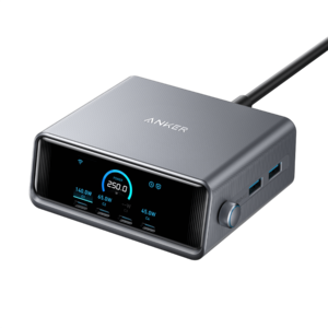 250W Anker GaN Prime 6-Port USB-C Charging Station w/ 2.26" Display & Smart Dial $100 + Free Shipping