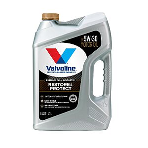 Valvoline Restore & Protect Full Synthetic 5W-30 Motor Oil 5 Quart $29.97