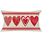 Valentines Day Pillow Cover 12x20 inch $4.49