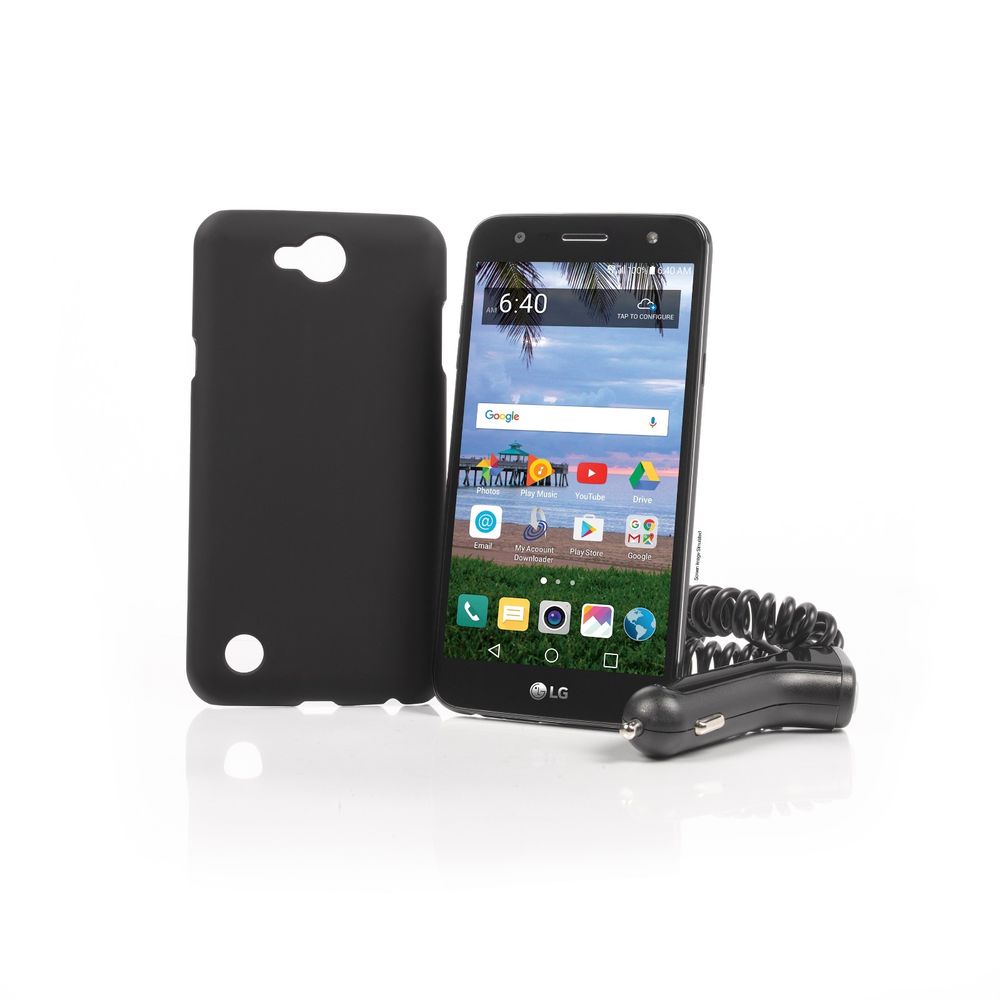 Tracfone BOGO LG Fiesta Cell Phone Bundle (1 Year of Service, Case, Car Charger) - $79.99