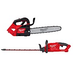 Milwaukee 14&quot; Top Handle M18 Fuel CHainsaw and Milwaukee M18 Fuel 24&quot; Hedge Trimmer $372 with hack FS