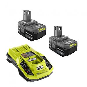 Ryobi 4ah online 2 pack
