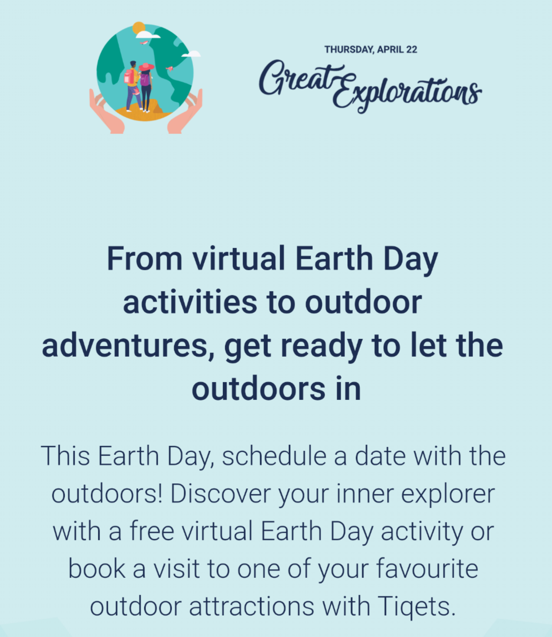 Free Earth Day Virtual Events  & Sales 2021