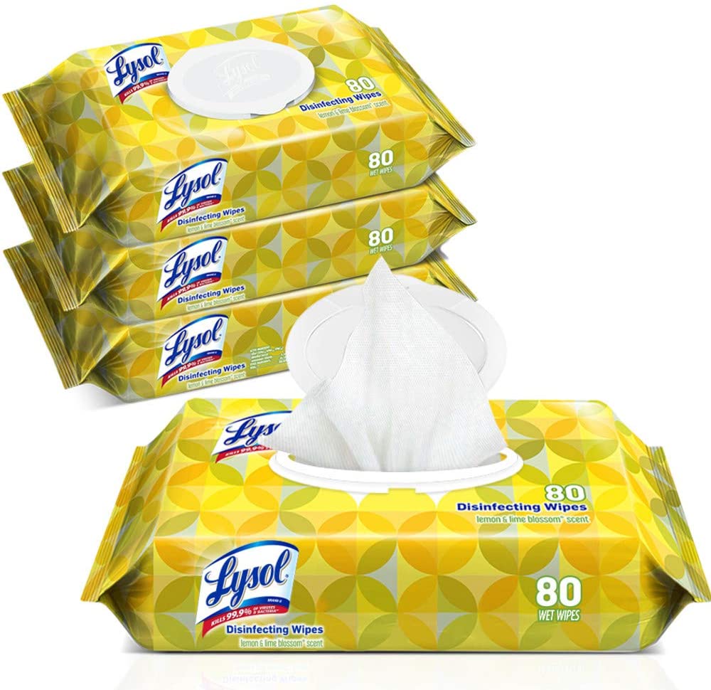 Amazon: 4-Pk of 80-Ct Lysol Handi-Pack Disinfecting Wipes (Lemon & Lime Blossom) $14.25 S&S|Lysol Neutraair Disinfectant Spray, 2 In 1 $3.97