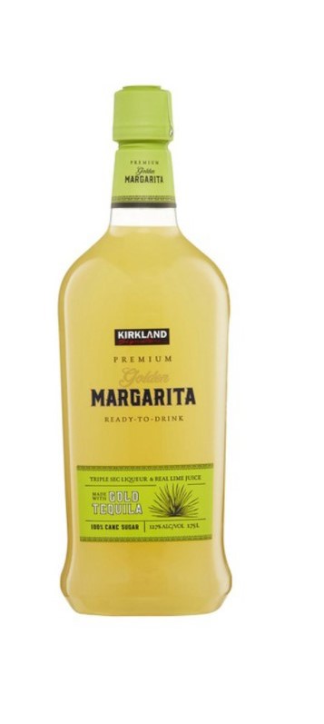 Select Costco  Locations Via Instacart: Kirkland Signature Golden Margarita or Signature Strawberry Margarita (Contains Alcohol), 1.75 L $3.79