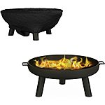 Amazon: Pure Garden 50-LG1200 Raised Steel Bowl for Above Ground Wood Burning 27.5” Outdoor Fire Pit, Black $79.65 + FS