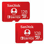 Costco:SanDisk 256GB microSDXC Card for the Nintendo Switch, 2-pack $69.99|SanDisk Extreme 1TB Portable Solid State Drive $99.99