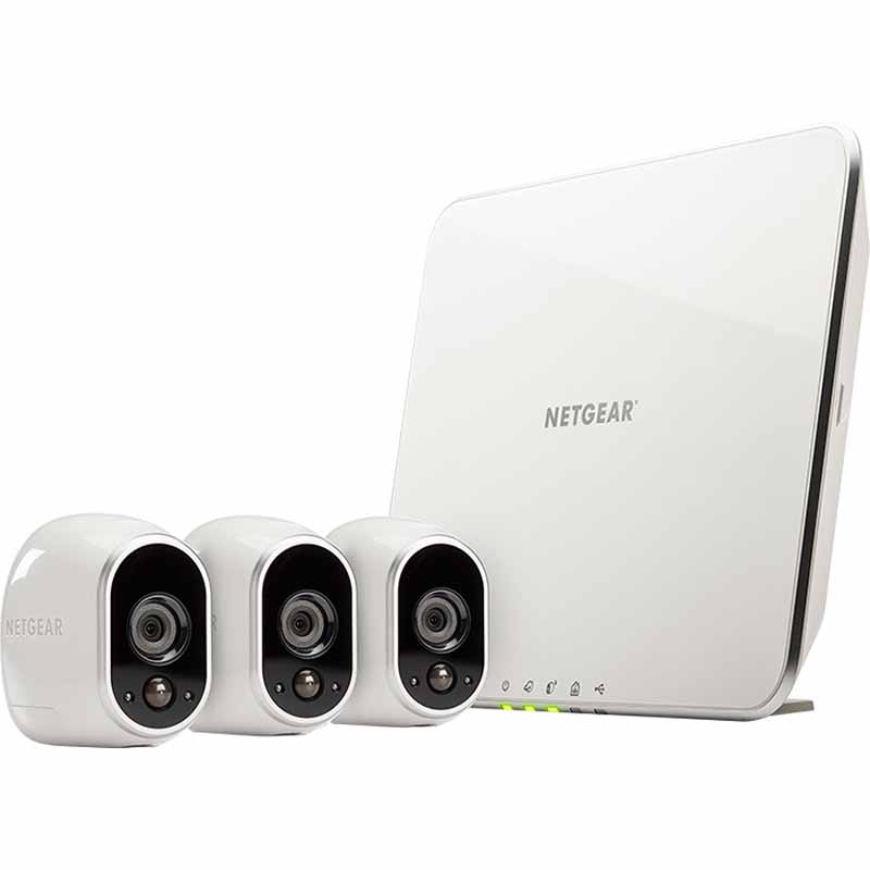 Office Depot Netgear Arlo Smart Home Wireless Security System With 3 Hd Cameras Vms3330 104 95 Ymmv