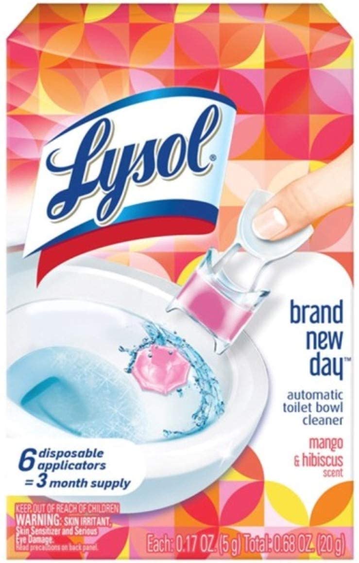 Amazon: 80-Count Lysol Disinfecting Wipes (Lemon Lime Blossom)|6-Ct Lysol Automatic Toilet Bowl Cleaner $3.97