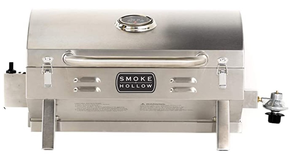 Amazon:Masterbuilt SH19030819 Propane Tabletop Grill, 1 Burner, Stainless Steel $82.53