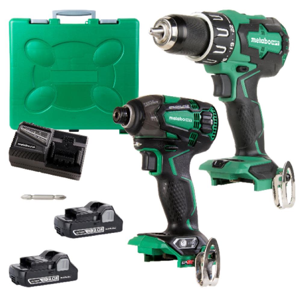 Metabo HPT MultiVolt 2-Tool 18-Volt Lithium Ion Brushless Power Tool Combo Kit with Hard Case (Charger and 2-Batteries Included) at Lowes $149