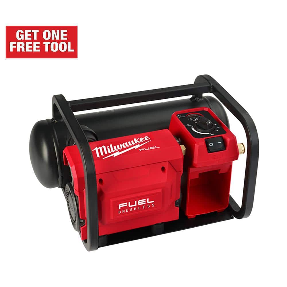 Milwaukee M18 Fuel brushless 2 gallon compressor hackable. $329 $226.45