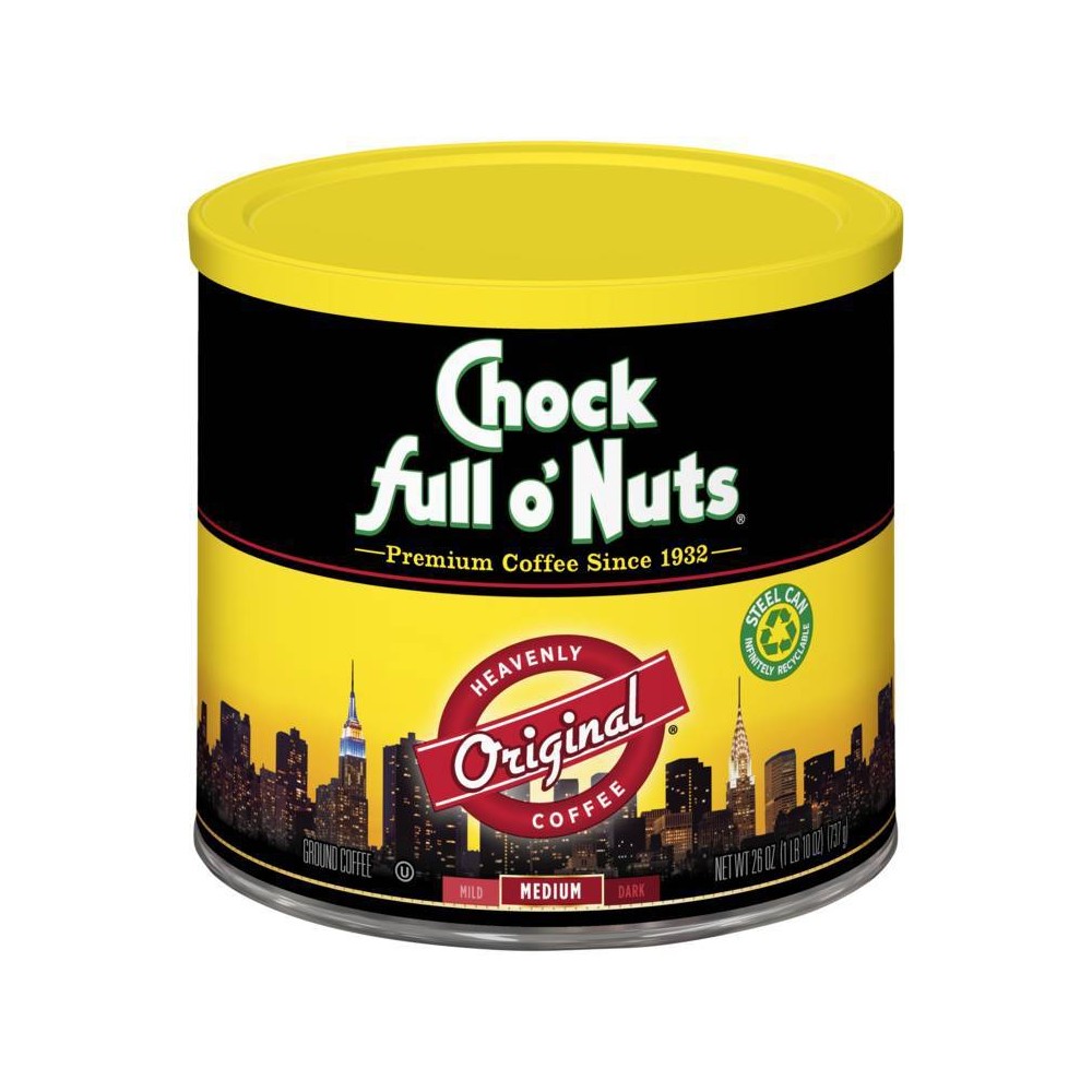 Chock full o'Nuts Original Medium Roast Ground Coffee - 26oz  - $4.86 with Target Circle