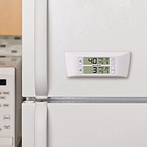 LOFICOPER Wireless Refrigerator Thermometer, Digital Fridge and