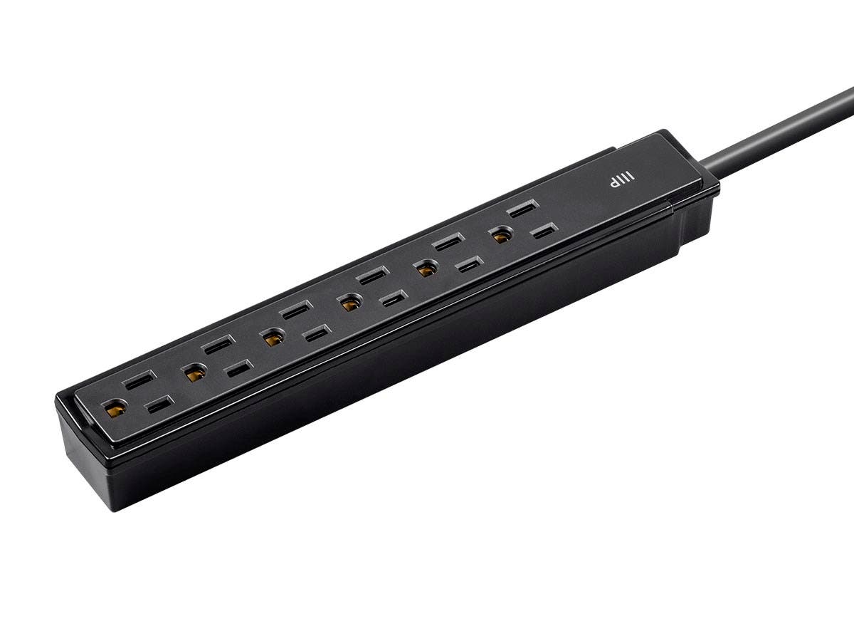 Monoprice 2-Pack 6 Outlet Surge Strip, 201 Joules for $9 with Free shipping