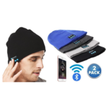[2-Pack] Wireless Bluetooth Beanie Hat with Built-In Headphones $17.49