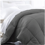 Beckham Hotel Collection Down Alternative Comforter (Gray, Full/Queen and King/Cal King) $20 + Free Shipping