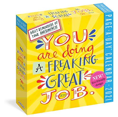 You Are Doing a Freaking Great Job Page-A-Day Calendar 2021 - $1.71