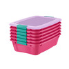 6-Count Your Zone Medium Storage Bin w/ Brick Play Lid (Pink) $26.42 + Free S&amp;amp;H w/ Walmart+ or on $35+