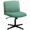 Mainstays Wide Seat Channel Upholstered Office Criss-Cross Chair (Velvet Green Sage) $49 + Free Shipping