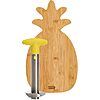 2-Piece Tasty Pineapple Slicer &amp;amp; Bamboo Board Set $4.99 + Free Shipping w/ Prime