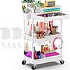 Prime:  Goovilla 3-Tier Rolling Utility Cart Organizer w/ Removable Drawer &amp;amp; 2 Lockable Wheels $20.89 + Free Shipping w/ Prime or on $35+