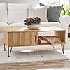 Mainstays Modern Hairpin Rectangle Coffee Table (Oak) $55 + Free Shipping