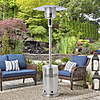 Mainstays 48,000 BTU Propane Gas Outdoor Freestanding Patio Heater (Stainless Steel, Black Metal) $66 + Free Shipping