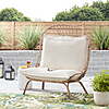 Better Homes &amp;amp; Gardens Willow Sage Steel Wicker Patio Cuddle Chair (Brown) $147 + Free Shipping