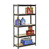 5-Shelf Muscle Rack Steel Freestanding Shelves (30&amp;quot;W x 12&amp;quot;D x 60&amp;quot;H, Silver) $44 + Free Shipping
