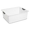 6-Pack Sterilite Large Ultra  Storage Basket (White) $11.74 + Free Shipping w/ Prime or on $35+