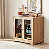 30&amp;quot; Better Homes &amp;amp; Gardens Aster Bar Cabinet w/ Solid Wood Frame (Natural Oak finish) $88 + Free Shipping