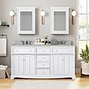 72&amp;quot; Home Decorators Collection Fremont Double Sink Freestanding Bathroom Vanity w/ Granite Top (Grey) $639 + Free Shipping