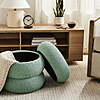 Mainstays Boucle Cloud Storage Ottoman (Sage) $41.28 + Free Shipping