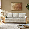 81" Red Barrel Studio Terren Farmhouse Linen Fabric Sofa w/ Rolled Arm & Solid Wood Spindle Legs (Gray/Beige) $424.99 + Free Shipping