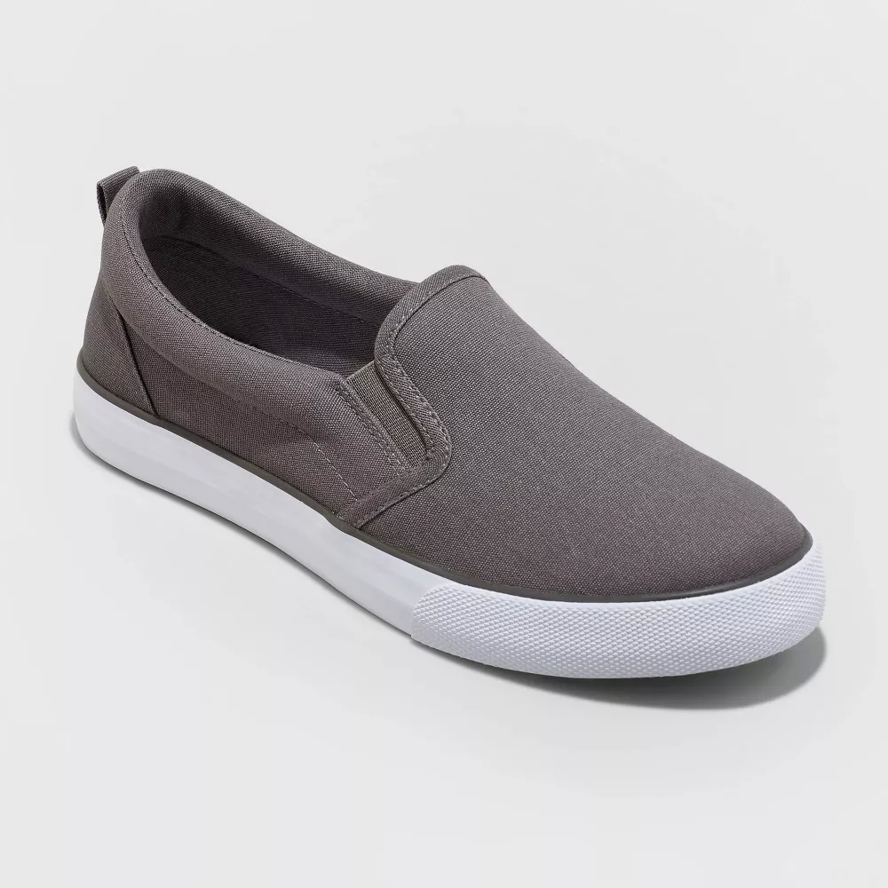 Dockers Zapatillas de hombre Twin-Gore Slip-On para interior y exterior, de lana sintética, azul marino/gris, tallas 8 a 16 anchuras medianas y anchas, Azul marino/flor y brillo, 43 EU