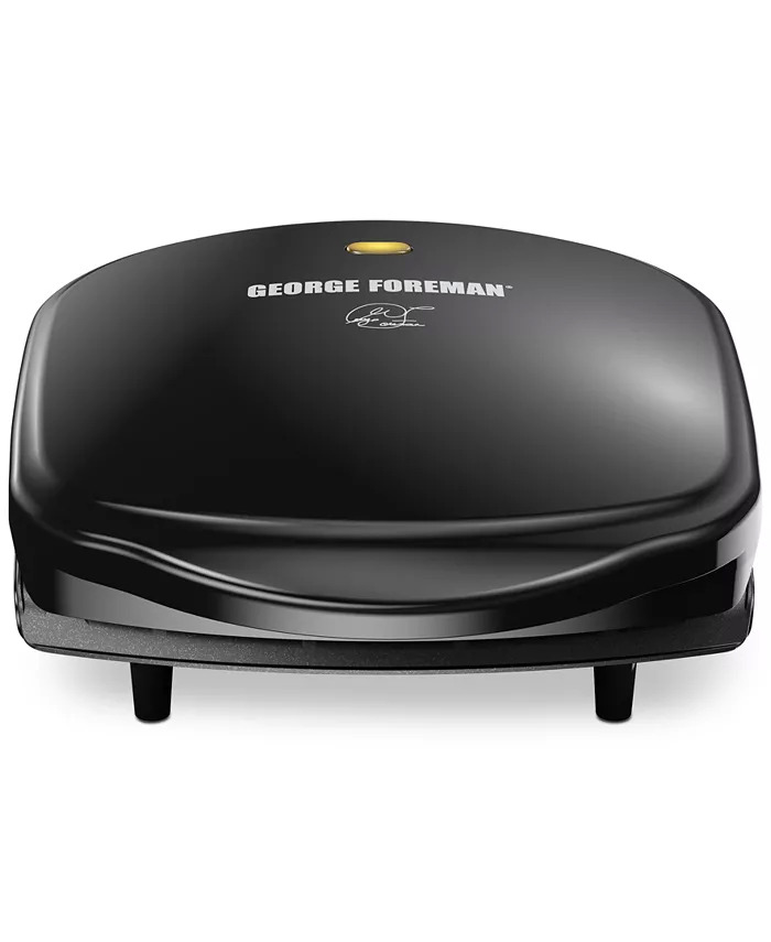 2-Serving George Foreman Classic Plate Electric Indoor Grill & Panini Press $10 + Free Store Pickup at Macy's or Free Shipping on Orders $25+