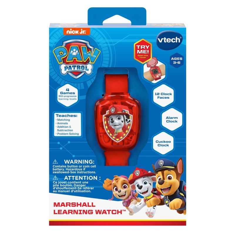 Kids' VTech Paw Patrol Marshall Learning Watch (Red) $8 + Free Shipping w/ Prime or on Orders $25+