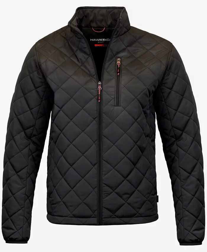 Hawke & Co Men's Diamond Quilted Jacket (Various Colors) $30 + Free Shipping or Free In Store Pickup at Macy's