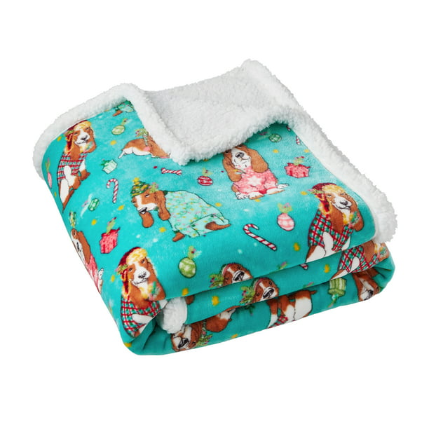 The Pioneer Woman Plush Throw Blanket Charlie Floral Trees