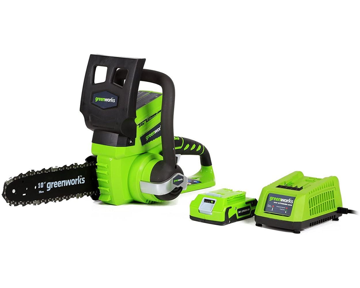 Greenworks 10" 24 Volt Cordless Chainsaw w/ 2.0 Ah Battery & Charger $84.35 + Free Shipping