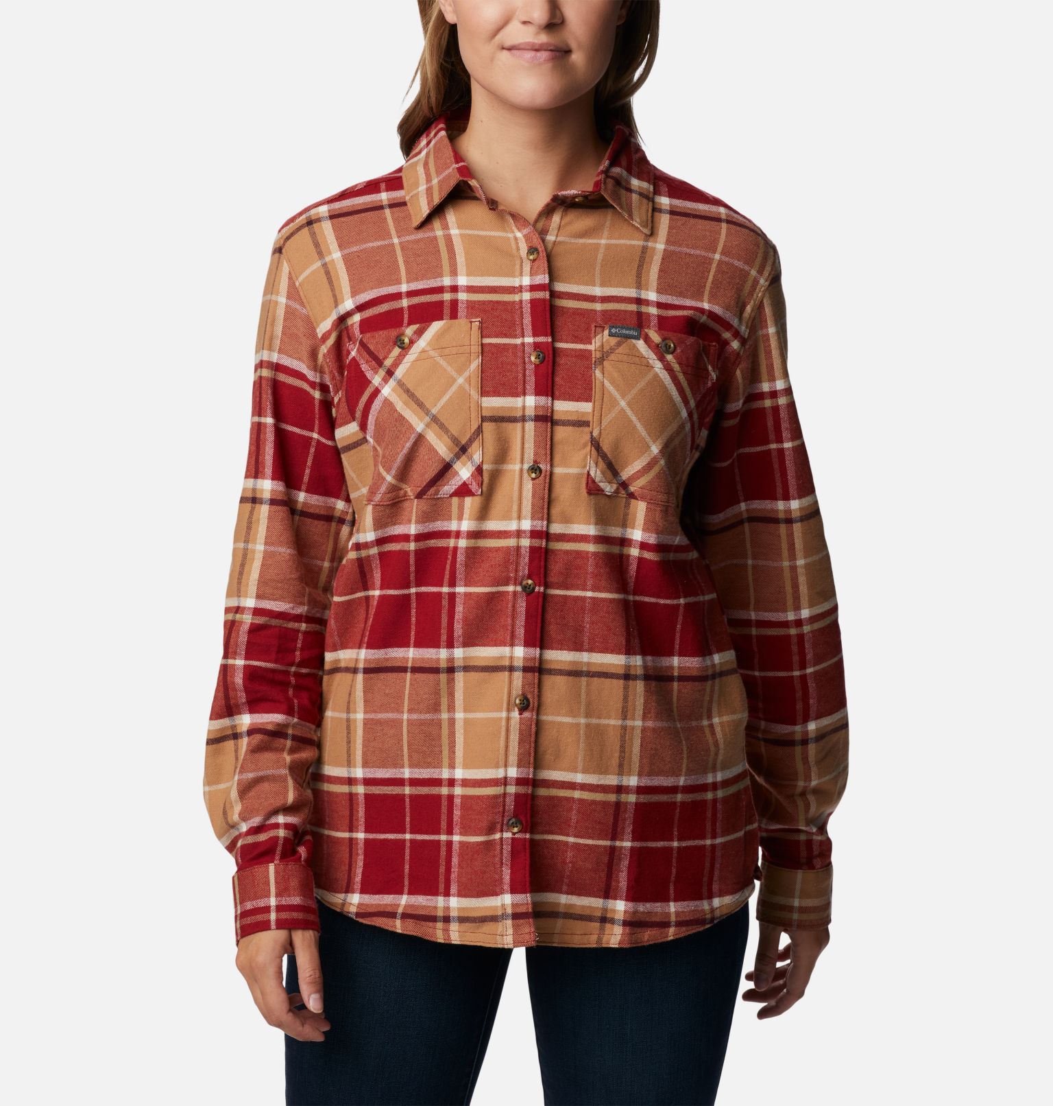 Columbia Women's Clay Hills Stretch Flannel Shirt (2 Colors) $14.38 + Free Shipping