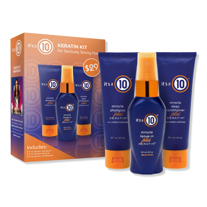 It's A 10 Miracle Hair Care Products: Miracle Leave-In Potion Plus Keratin $11.50, Travel Size Miracle Keratin Kit $14.50 & More + Free Store Pickup at Ulta or F/S on Orders $35+