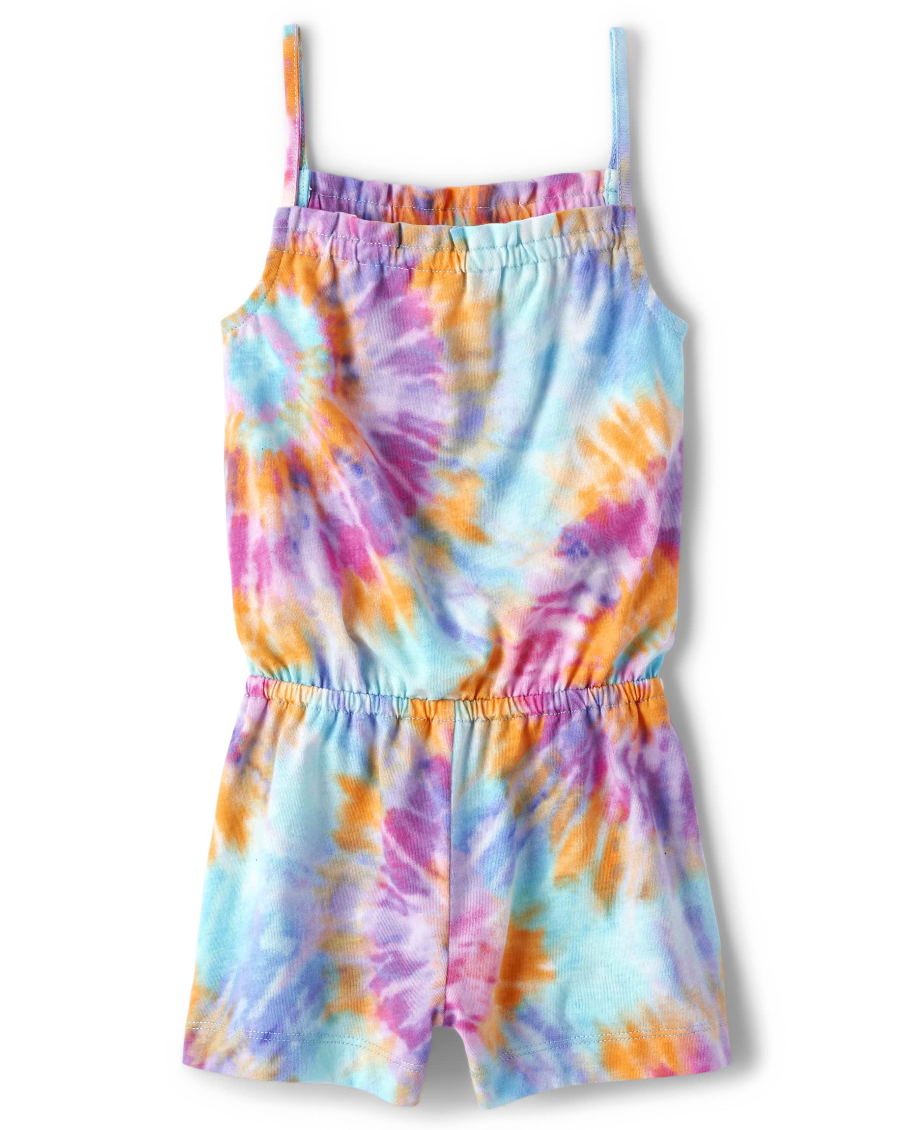 The Children's Place Baby & Toddler Girls Strappy Shorts Romper (Tie Dye) $5.99 + Free Shipping w/ Prime or on $25+