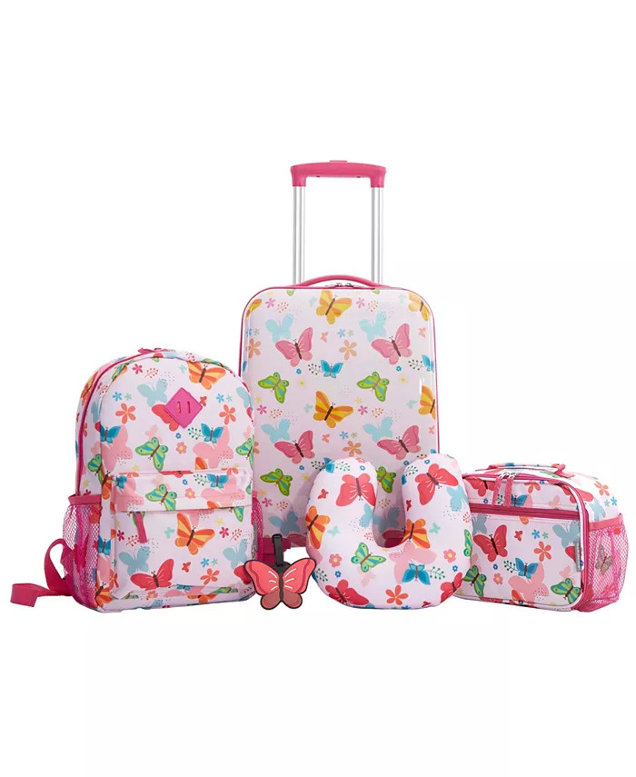 5-Piece Travelers Club Kids' Hardside Carry-On Spinner Luggage Set (Various Colors) $62.99 + Free Shipping