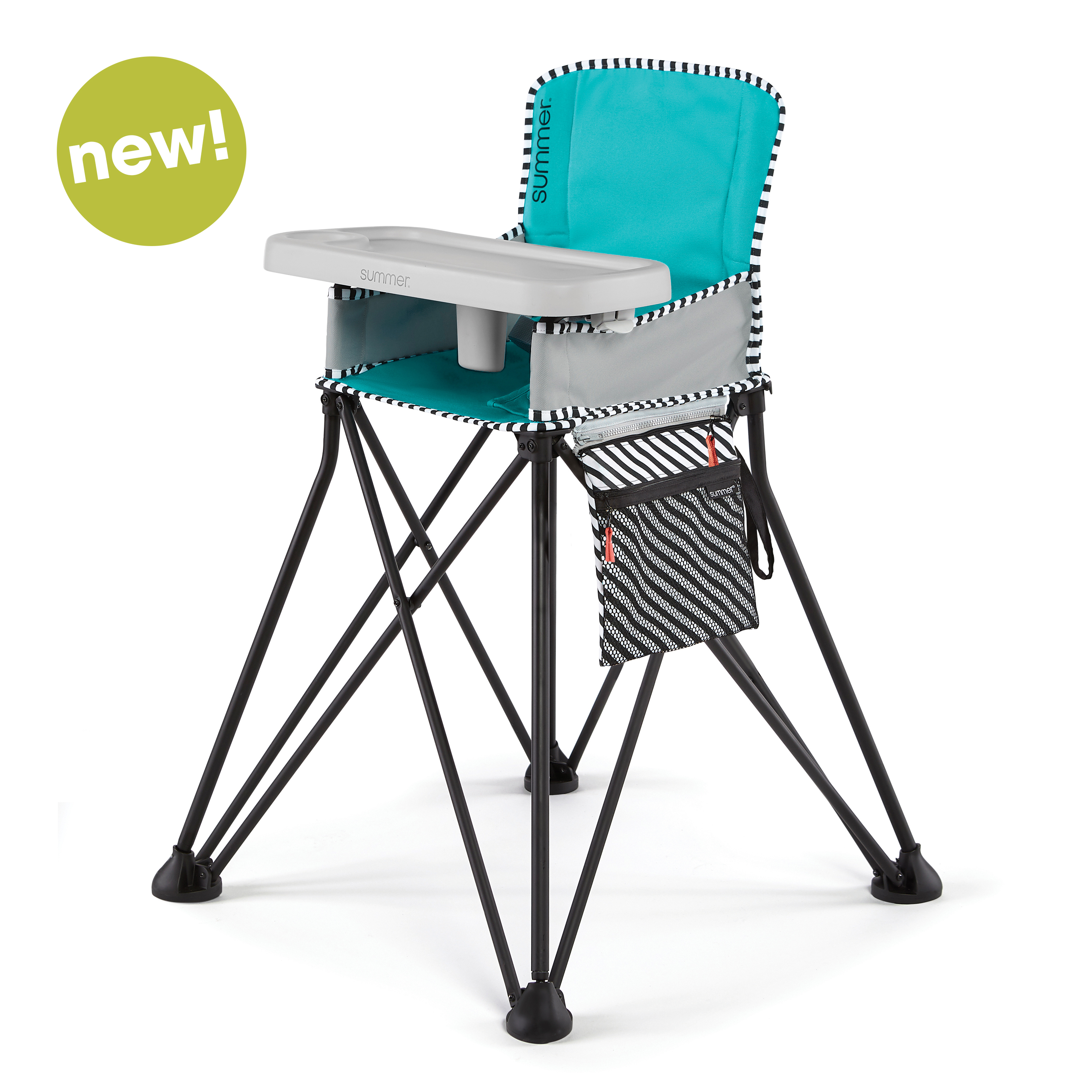 Summer Pop 'N Sit Portable Highchair w/ Safety harness & Storage Bag (Aquasugar) $42.99 + Free Shipping