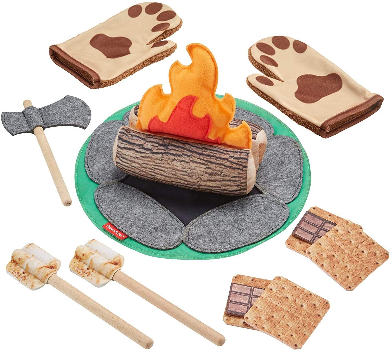 18-Piece Fisher-Price Preschool Pretend Play S’More Fun Campfire Camping Dress Up Set $11.41 + Free Shipping w/ Prime or on $25+